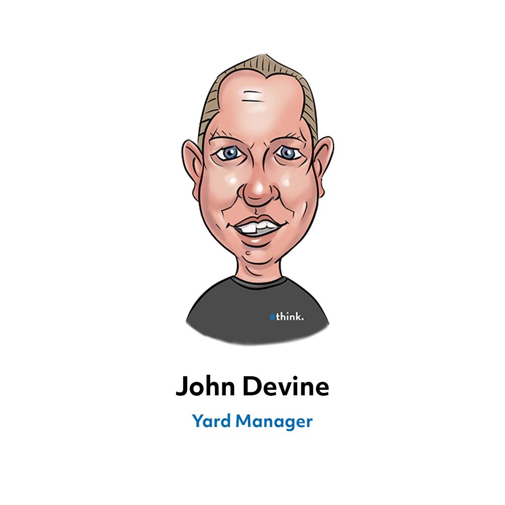 Yard Manager John Devine