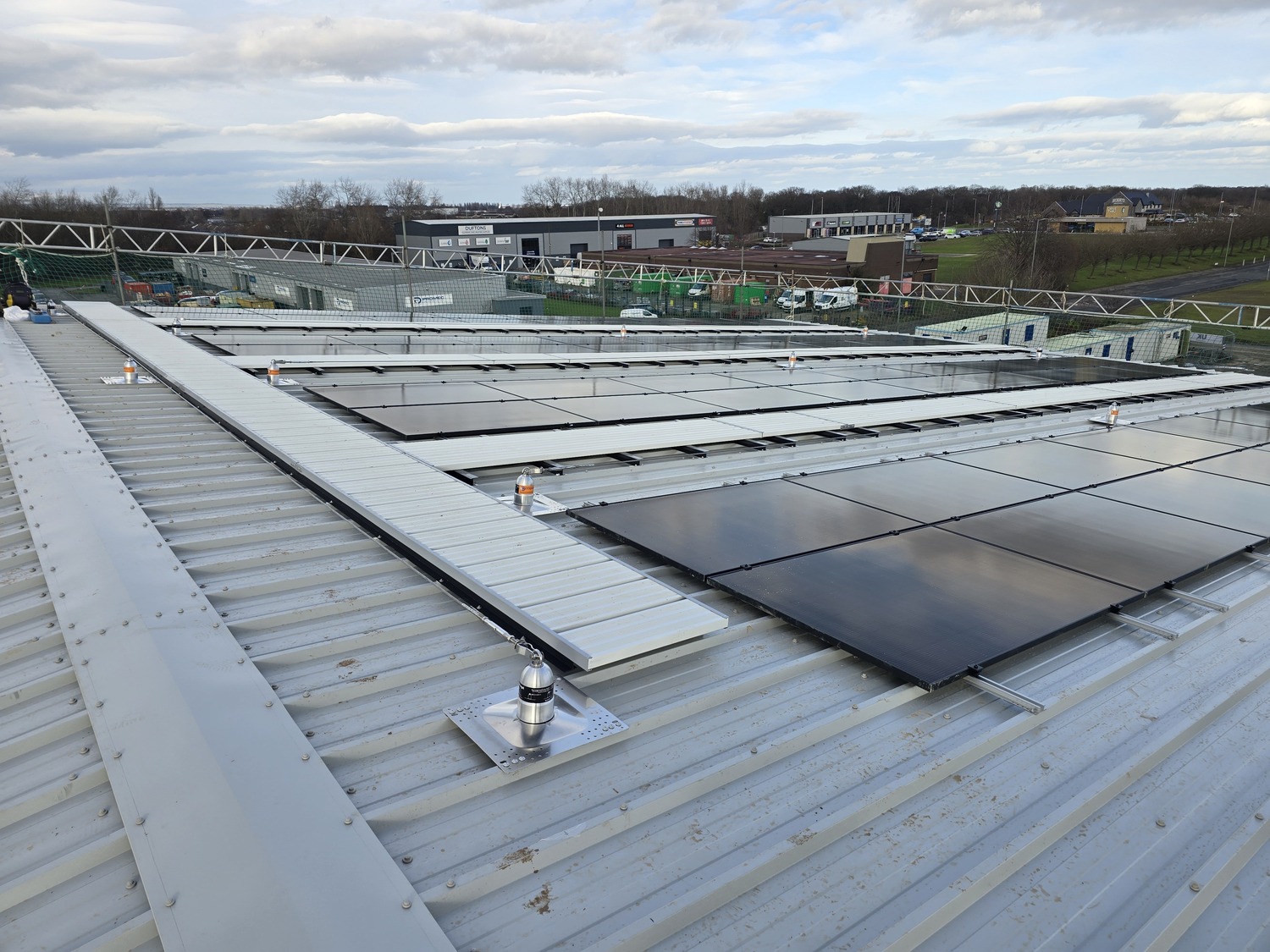 Safe access system installed to roof